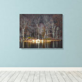 Nucleaire winter canvas afdruk (Insitu (Houten vloer))