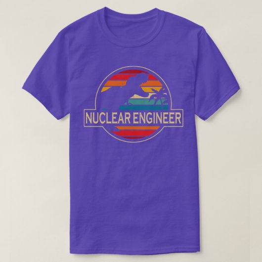 Nuclear Engineer Dinosaur T-shirt (Design voorkant)