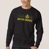 Nuclear Engineer Heartbeat Nuclear Engineering Trui (Voorkant)