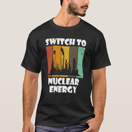 Nuclear Engineering Medicine Switch to Nuclear Pow T-shirt (Voorkant)
