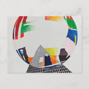 Nuclear I, CH, 1945, door Laszlo Moholy-Nagy Briefkaart