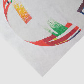 Nuclear I, CH, 1945, door Laszlo Moholy-Nagy Tissuepapier (Detail)