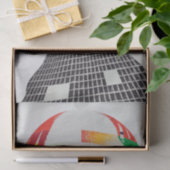 Nuclear I, CH, 1945, door Laszlo Moholy-Nagy Tissuepapier (Geschenk)