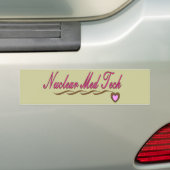 Nuclear Med Tech Gifts Bumpersticker (Op auto)