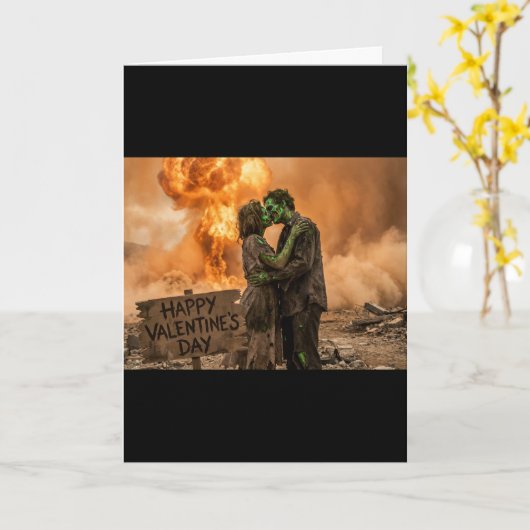 Nuclear Valentine's Day Kaart (Gele Bloem)