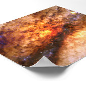 Nucleus van Galaxy Centaurus A Poster (Hoek)