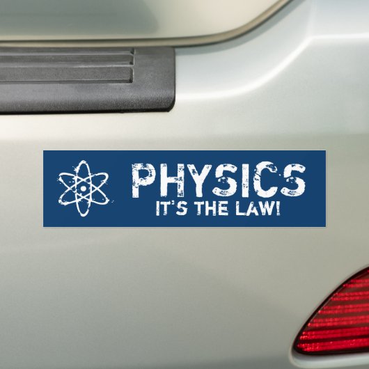 Nuculaire atomica! bumpersticker (Op auto)