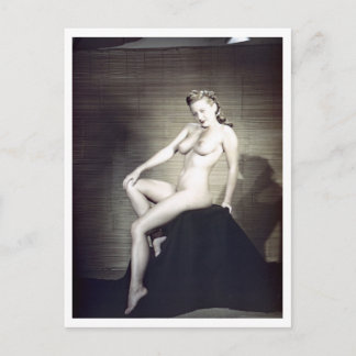 Nude, A Dream Woman, Retro Pin Up  Briefkaart