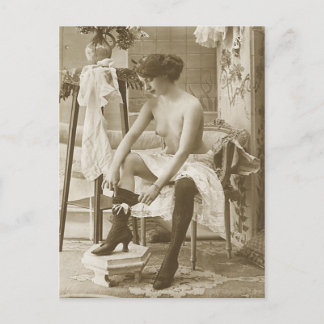 Nude Woman French Briefkaart