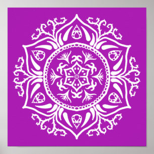 Nudibranch Mandala Poster