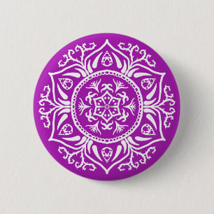 Nudibranch Mandala Ronde Button 5,7 Cm