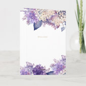 Nuestra Boda 4page FLORAL Spain Wedding INVITES Kaart (Achterkant)