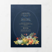 Nuestra Boda 6 pages Mariage espagnol Invitation (Page de couverture)