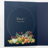 Nuestra Boda 6 pages Mariage espagnol Invitation (Intérieur en premier)