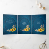 Nuestra Boda 6 pages Mariage espagnol Invitation (Intérieur)