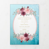 Nuestra Boda 6 pages Mariage espagnol Invitation (Page de couverture)