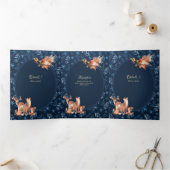 Nuestra Boda 6 pages Mariage espagnol Invitation (Intérieur)