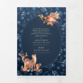 Nuestra Boda 6 pages Mariage espagnol Invitation (Page de couverture)