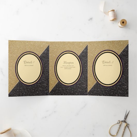 Nuestra Boda 6 pages Mariage espagnol Invitation (Intérieur)