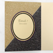 Nuestra Boda 6 pages Mariage espagnol Invitation (Intérieur en premier)