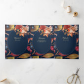 Nuestra Boda 6 pages Mariage espagnol Invitation (Intérieur)