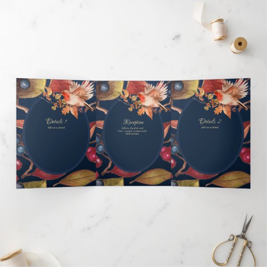 Nuestra Boda 6 pages Mariage espagnol Invitation (Intérieur)