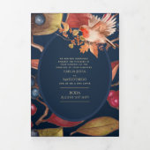 Nuestra Boda 6 pages Mariage espagnol Invitation (Page de couverture)