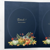 Nuestra Boda 6 pagina Drieluik Uitnodiging (Binnenzijde eerst)