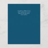 Nuestra Boda AGATE Gold Spanish Wedding INVITE (Achterkant)