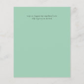 Nuestra Boda AGATE Gold Spanish Wedding INVITE (Achterkant)