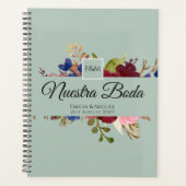 NUESTRA BODA de Flores Burdeos BURGUNDY (Devant)