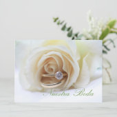 Nuestra Boda - faire-part de mariage espagnole (Debout devant)