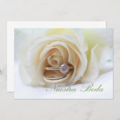 Nuestra Boda - faire-part de mariage espagnole (Devant / Derrière)