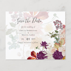 NUESTRA BODA Plum Herfst Floral Spain Wedding