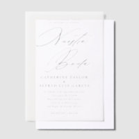 Nuestra Boda Spaans Taal Zwart Script Bruiloft