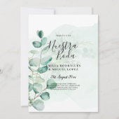 NUESTRA BODA Verdure Faire-part de mariage espagno (Devant)