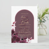 NUESTRA BODA Vin Roses rouges INVITATIONS (Debout devant)