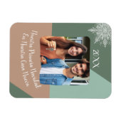 Nuestra Primera Navidad en Nuestra Casa Nueva Magneet (Horizontaal)