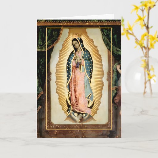 Nuestra Señora de Guadalupa Kaart (Gele Bloem)
