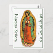 Nuestra Señora de Guadalupe Briefkaart (Voorkant / Achterkant)