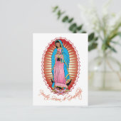 Nuestra Señora de Guadalupe Briefkaart (Staand voorkant)