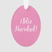 Nuestra Señora de Guadalupe Pink Ornament (achterkant)