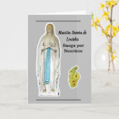 Nuestra Señora de Lourdes Kaart (Gele Bloem)
