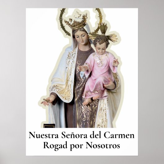 NUESTRA SEÑORA DEL CARMEN KAART POSTER (Voorkant)