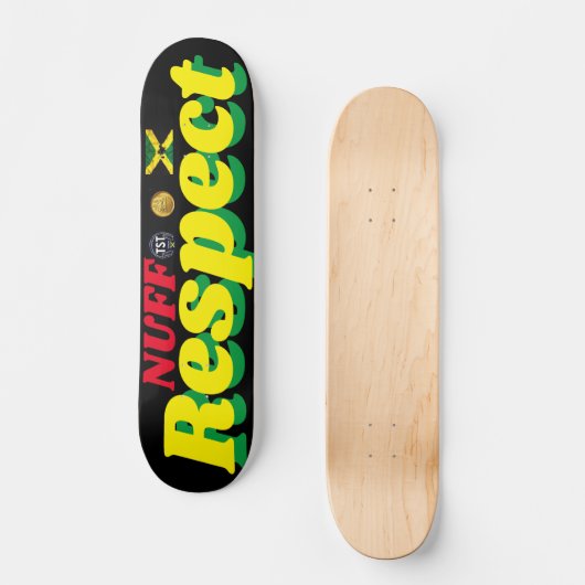 NUFF RESPECT 7 3/4" Skateboard Deck (Voorkant)