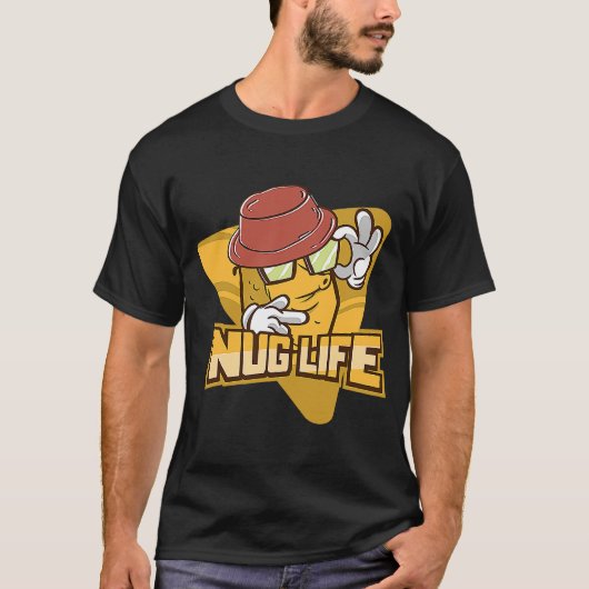 Nug Life Chicken Nugget T-shirt (Voorkant)