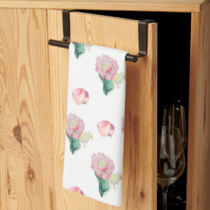 Nugget Baby Paaskip en Tulp Keukenhanddoek