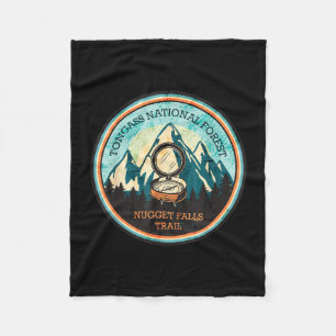 Nugget falls trail in Alaska  Fleece Deken