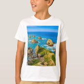Nugget Point-eilandjes, Nieuw-Zeeland T-shirt (Voorkant)