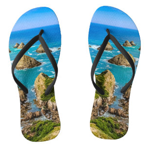 Nugget Point-eilandjes, Nieuw-Zeeland Teenslippers